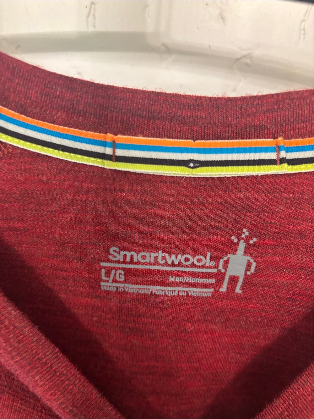 Smartwool crew, L red - Picture 3 of 12